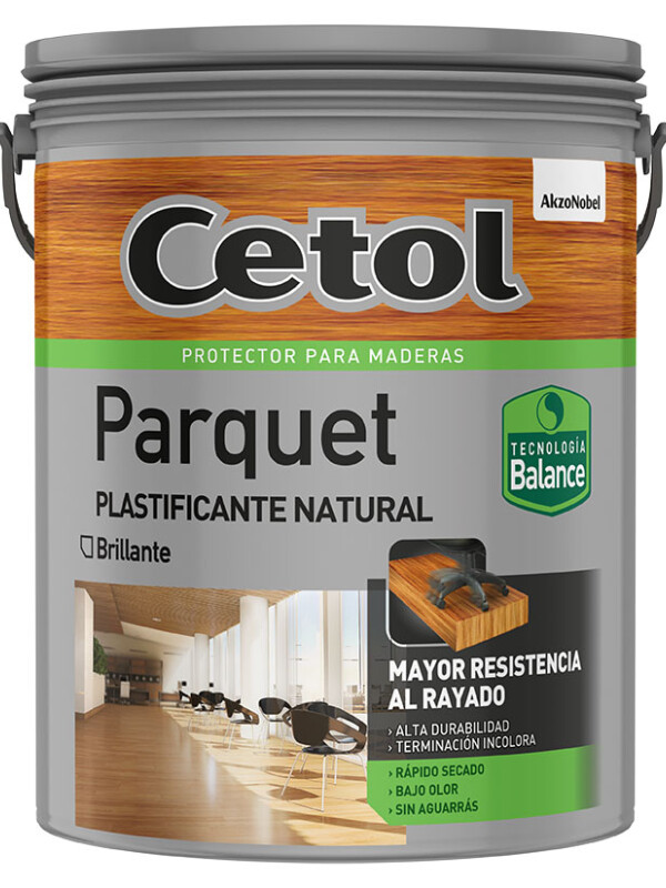 CETOL PARQUET BALANCE BRILLANTE - 4 LTS. N/A