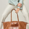Bolso travel Suela cognac