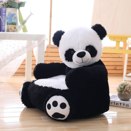 Sillón Puff Peluche Asiento Niños Animales Infantil Oso Panda