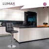 Taburete para bar tipo Sillon Lumax Odo Negro