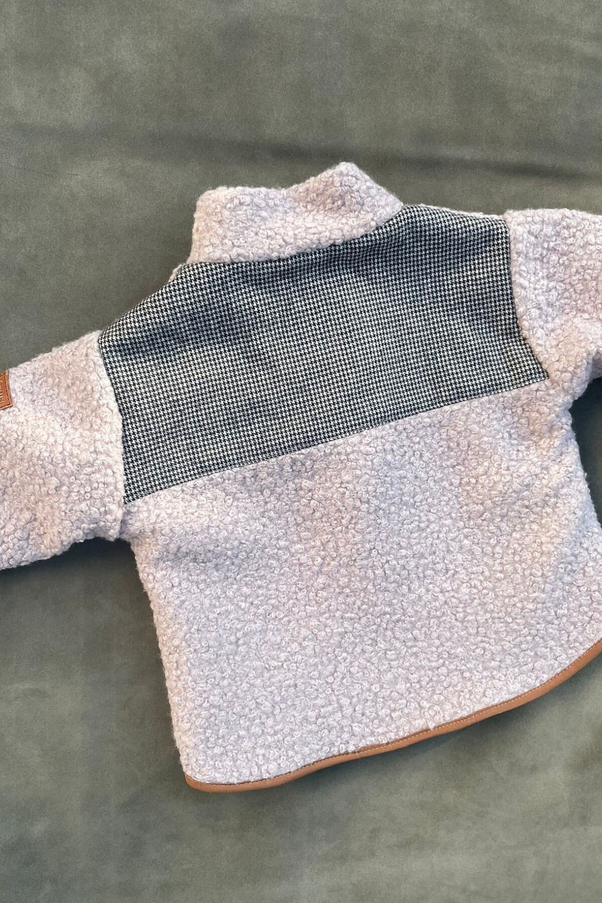 Mini Pibe Beige / Tweed Negro