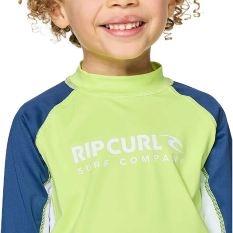 Lycra Rip Curl Shock Upf Niño Verde