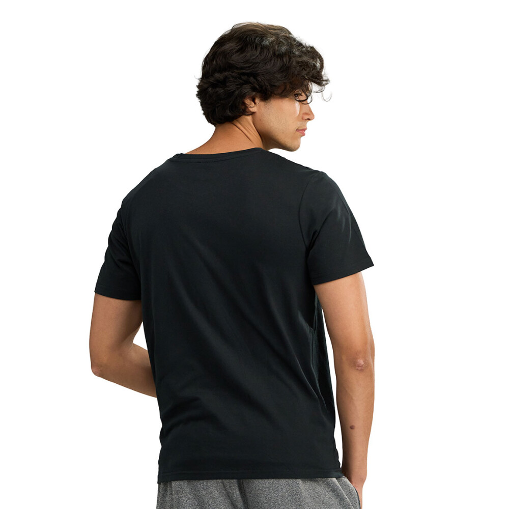 Lotto Remera Manga Corta ARIA de Hombre - Negro Negro