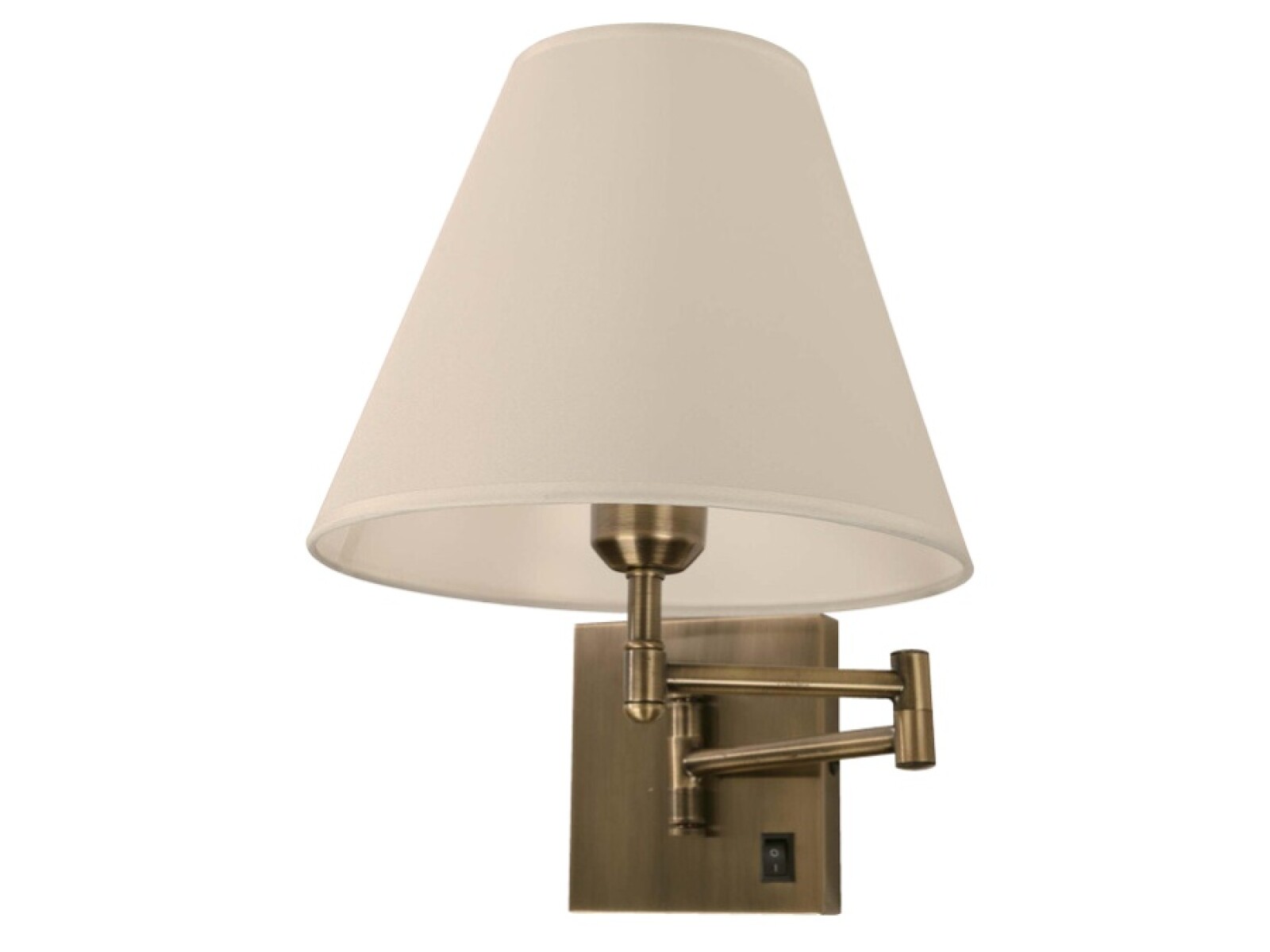 APLIQUE 1L MOVIL E27 C/ PANT BRONCE 