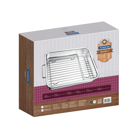 Rust Grill modelo SERVICE, 345x285x60mm. -TRAMONTINA TF1412