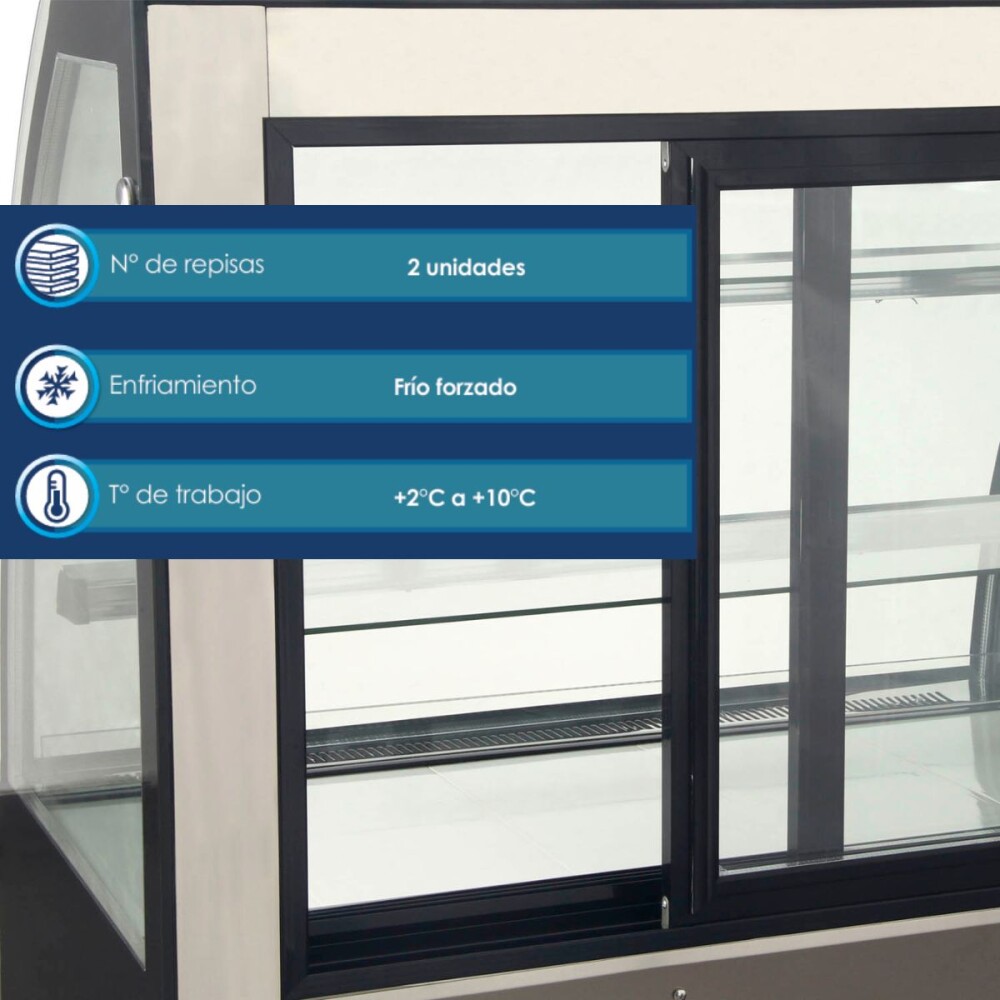 Vitrina Pastelera Curva Refrigerada Vitrina Pastelera Curva Refrigerada