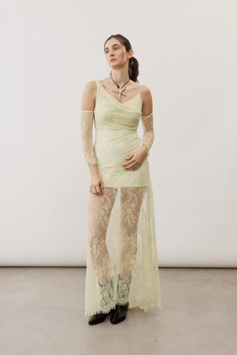 Vestido Rosel VERDE LIMA
