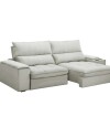 Sillon 3 cuerpos Retractil Reclinable Bariloche Beige
