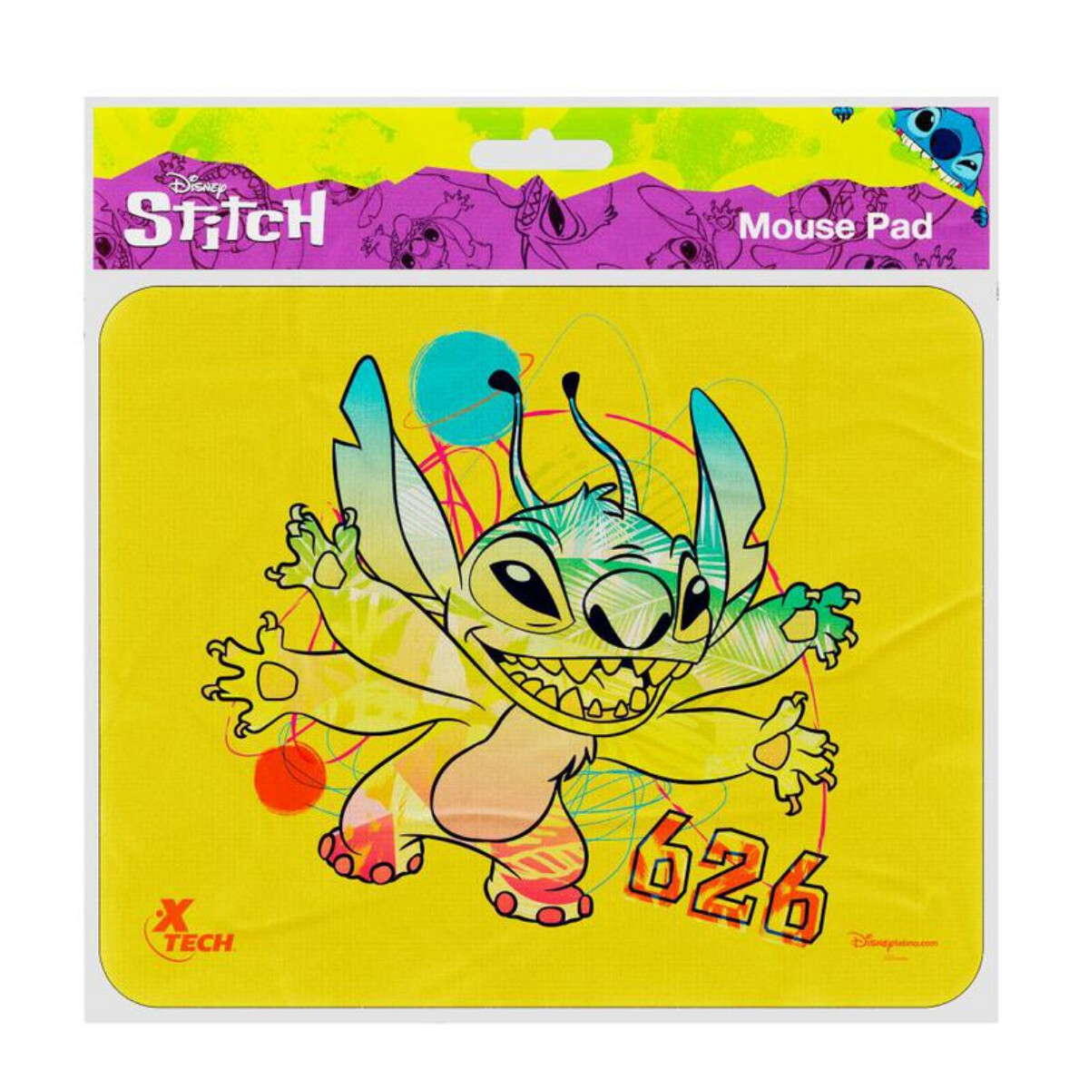 Mouse Pad Xtech XTA-D100ST-YL Yellow Stitch 