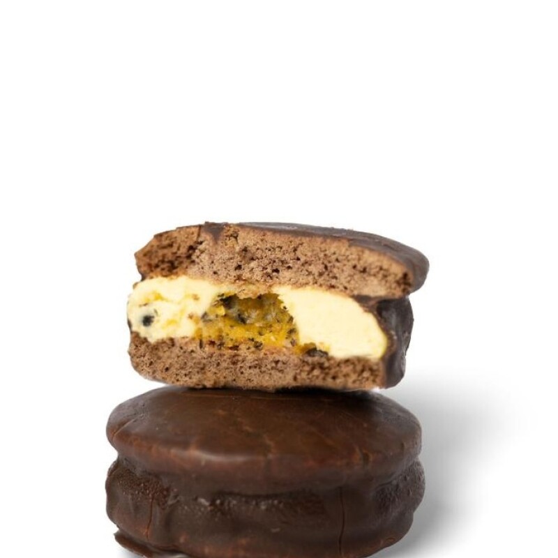 ALFAJOR HELADO CHOCOLATE Y MARACUYÁ +SOLO PDE O WEB+ ALFAJOR HELADO CHOCOLATE Y MARACUYÁ +SOLO PDE O WEB+