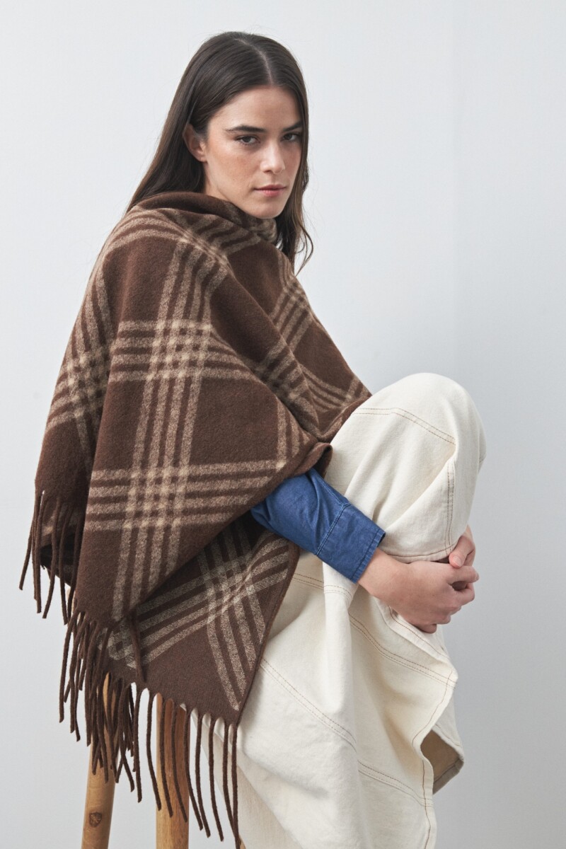 PONCHO HORIATIKI Chocolate