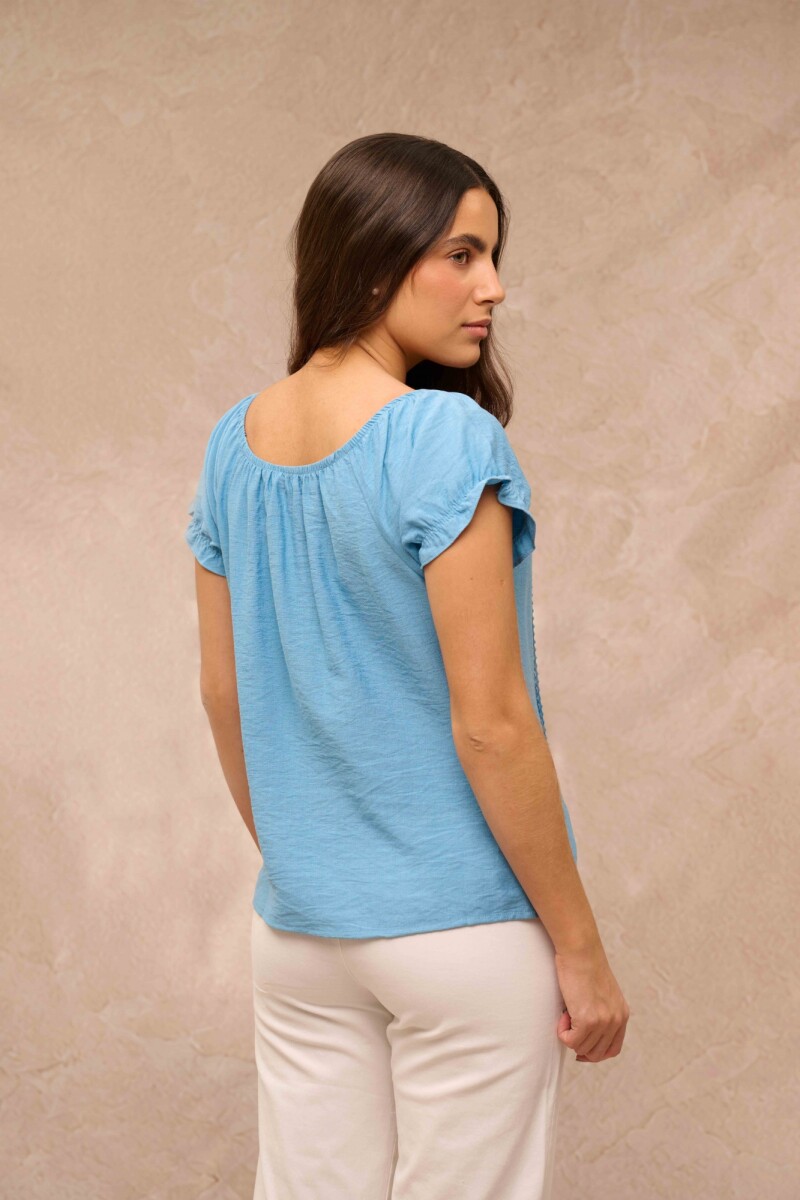 BLUSA CAMILA VERDE AGUA BLUSA CAMILA VERDE AGUA