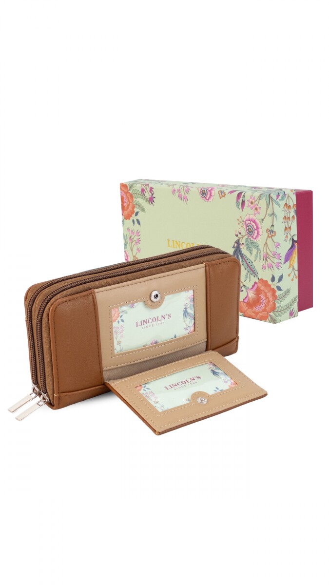 BILLETERA HIBISCO - HABANO 