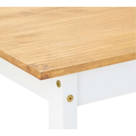 Juego De Comedor Lucia Plus 6 Sillas Madera Blanco