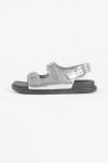 Sandalia oasis plateado