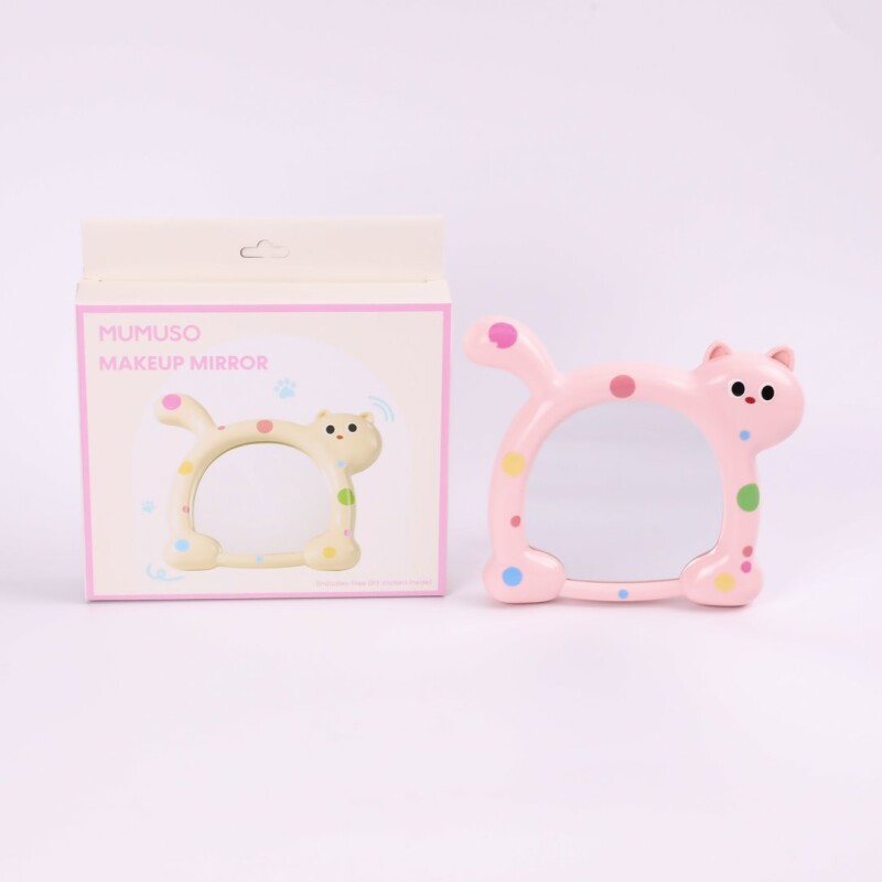 ESPEJO DE ESCRITORIO ESTILO INSTAGRAM (ADORABLE GATO – ROSA) ESPEJO DE ESCRITORIO ESTILO INSTAGRAM (ADORABLE GATO – ROSA)
