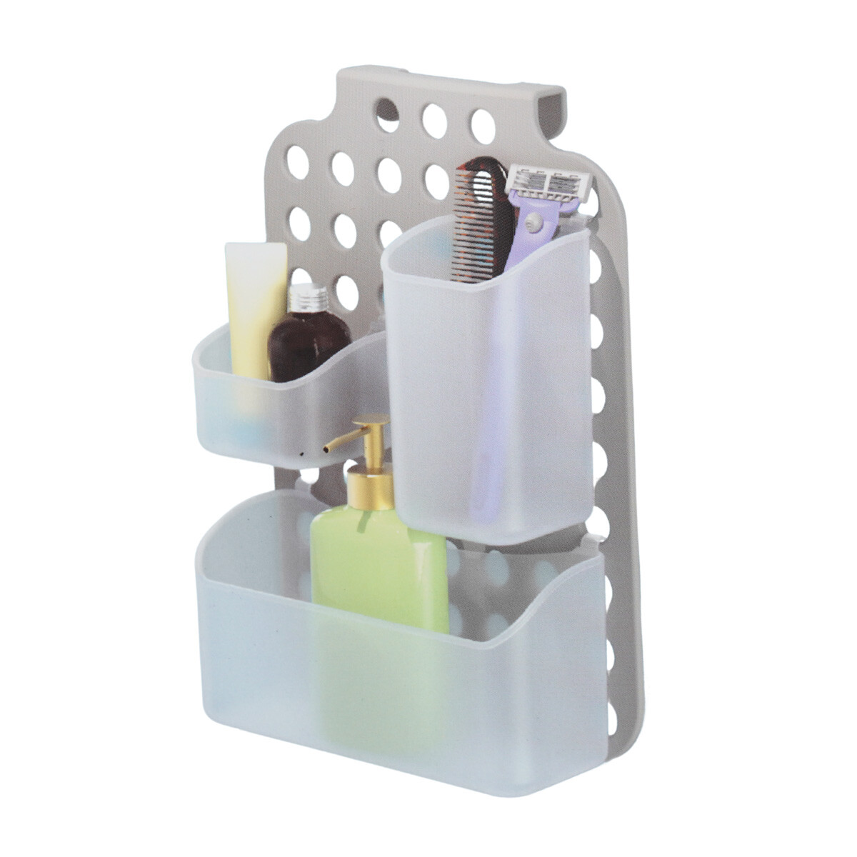Organizador de plastico para baño 
