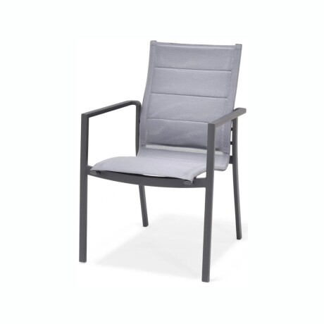 Silla Acolchada De Jardín RUSTICO Urbanite Malla 3D - Gris Silla Acolchada De Jardín RUSTICO Urbanite Malla 3D - Gris