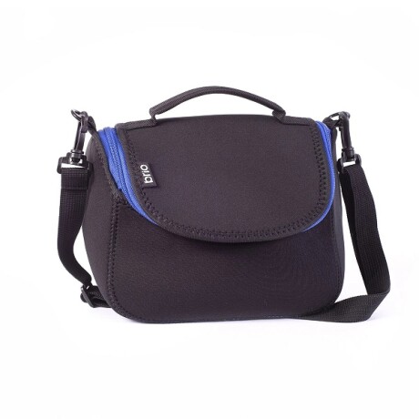 Lunchera de Neopreno Brio Mlb-blk con Correa con Cierre 001