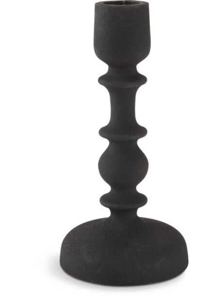 Candelabro CASPAR Ø8xH16cm negro Candelabro CASPAR Ø8xH16cm negro