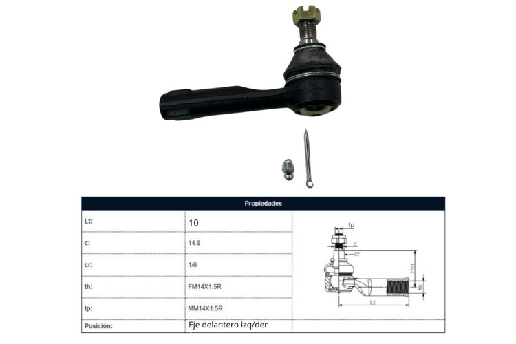 Puntero Nissan Sentra B13/Sentra B14/Sentra B15 82-17 Der/Izq Puntero Nissan Sentra B13/Sentra B14/Sentra B15 82-17 Der/Izq