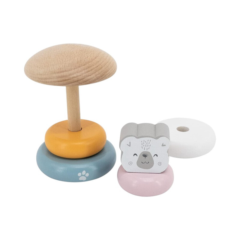 Oso Polar Apilable de Madera Polar B Oso Polar Apilable de Madera Polar B
