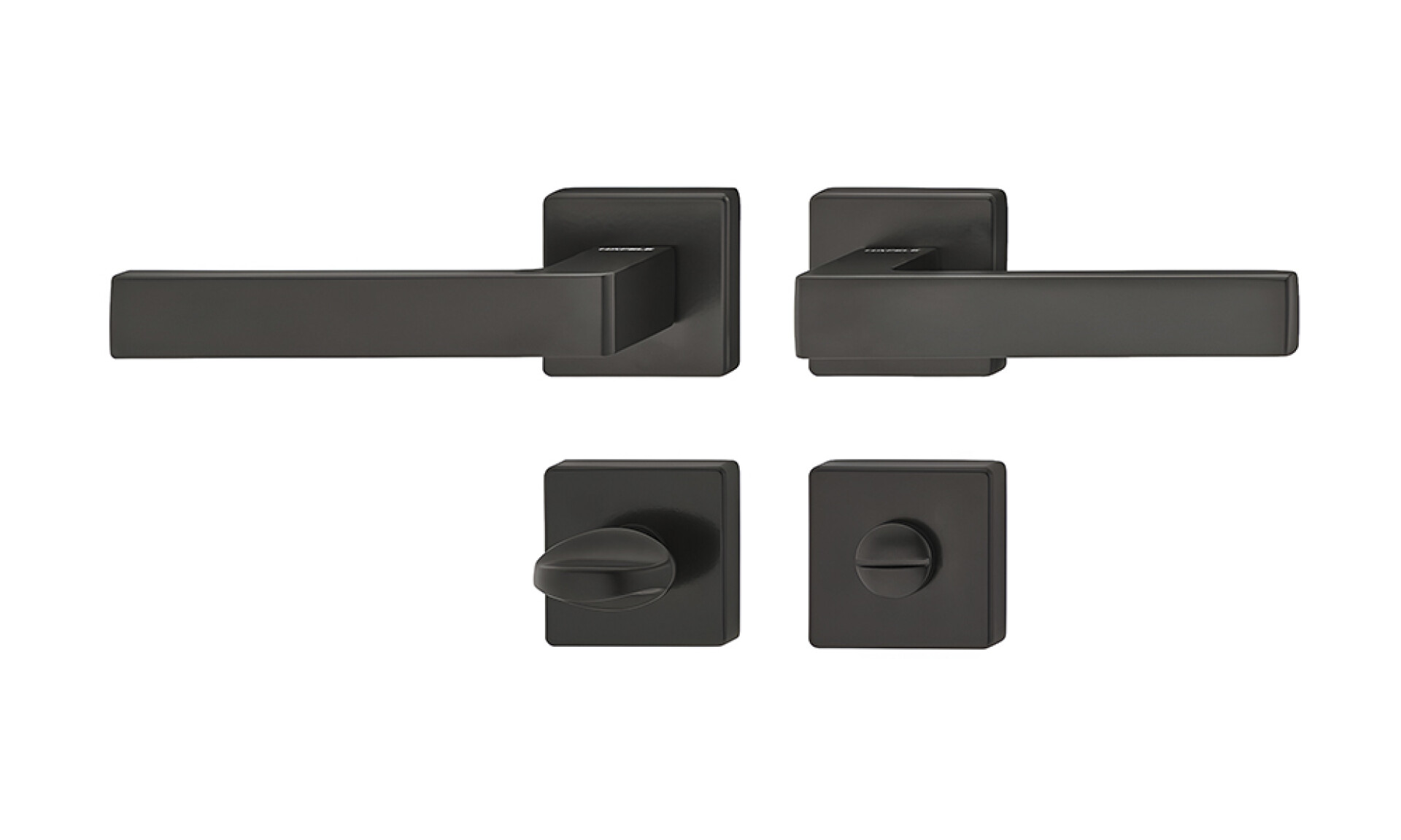 Manija C/tranca Para Baño Negro Mate 900.93.498 