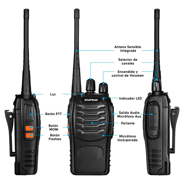 Handy Walkie Talkie Baofeng Bf-888s HANDY BAOFENG BF 888S OLT