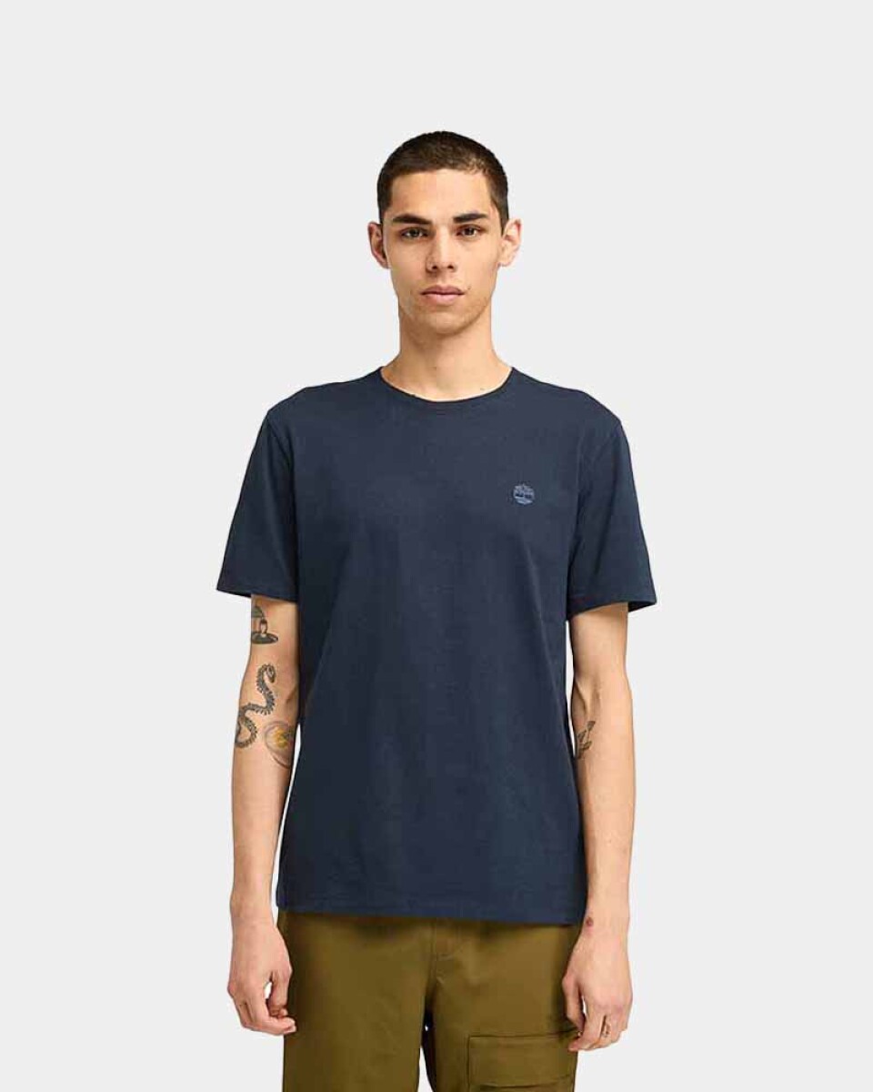 Polo US Chest Logo Short Sleeve Tee Hombre - Dark Sapphire-dark Denim 
