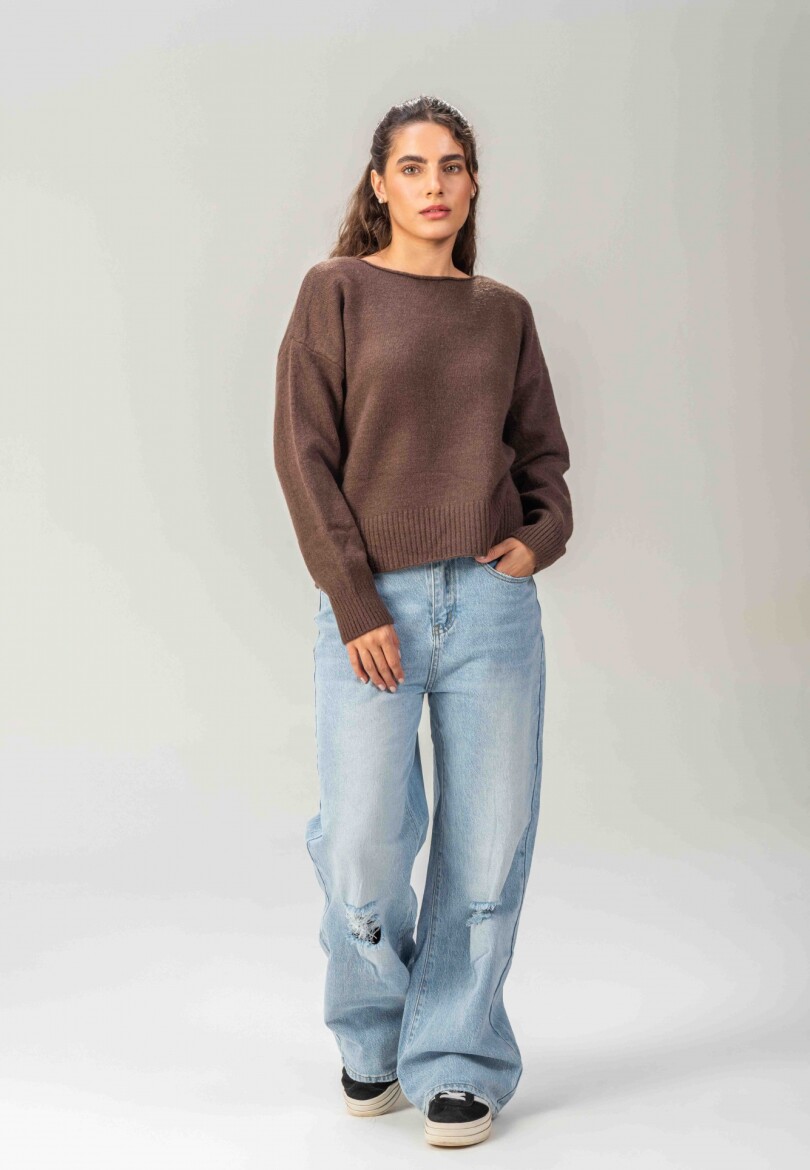 Sweater Presencia Chocolate