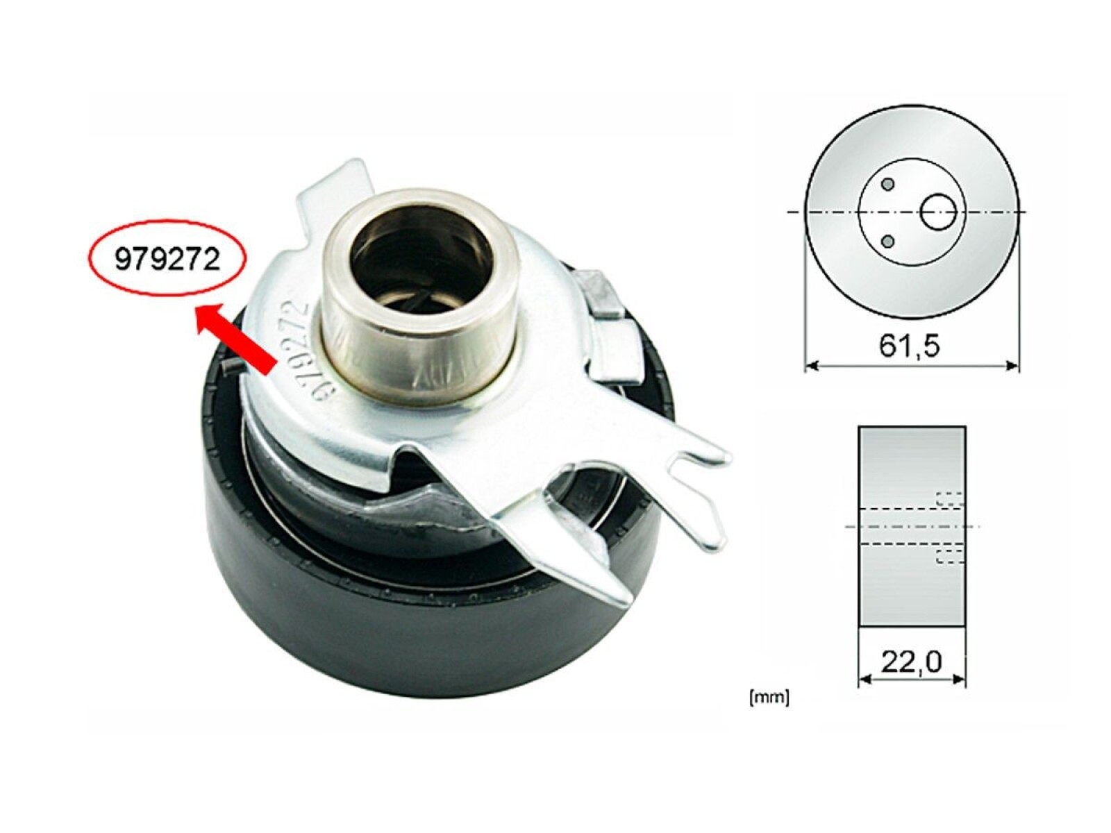 Tensor Correa Distribucion Seat Cordoba Volks Saveiro/Suran/Polo/Gol Vi Vii/Gol Iii/Gol V/Cross Fox/Fox/Golf/Gol Ii 95-25 