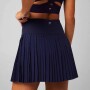Falda Con Malla Hot Shot Pleated Skirt Classic Mini Mujer Deep Navy