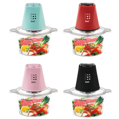 Procesadora De Alimentos 2 Litros RAF R.7011 600w 2 Velocidades Rojo