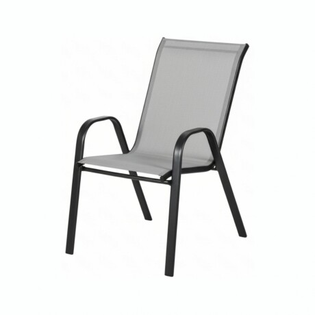 SILLA TEXTILINA SC-092 Silla De Jardín RUSTICO SC-092 Textilina Y Acero - Gris