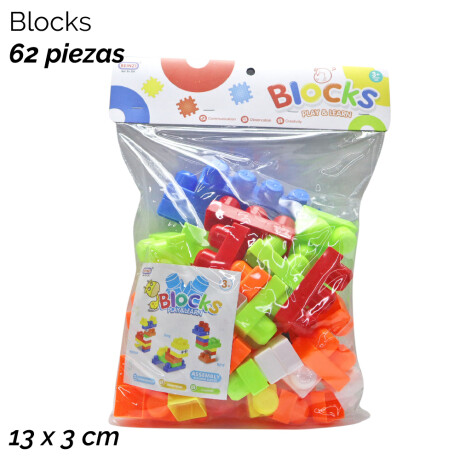 Bloques X62 Pzas En Bolsa Pvc 0464 Bloques X62 Pzas En Bolsa Pvc 0464