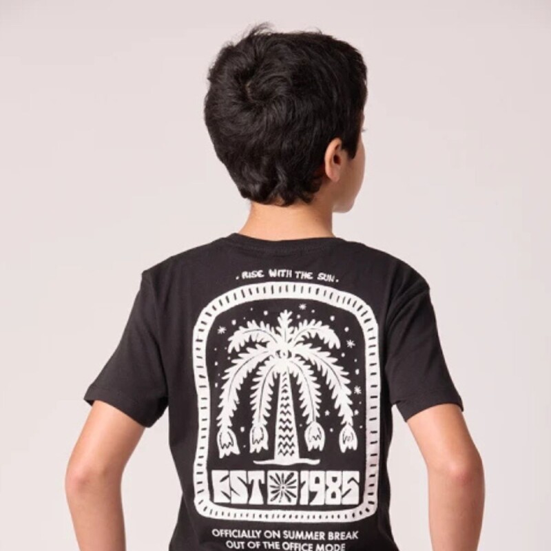 Remera Niño BRIONE TEEN Rusty Negro