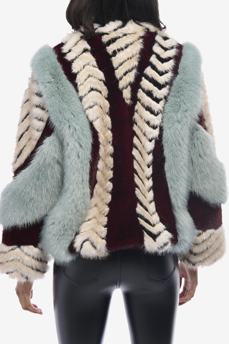 CHAQUETA FUR INEZ Multicolor