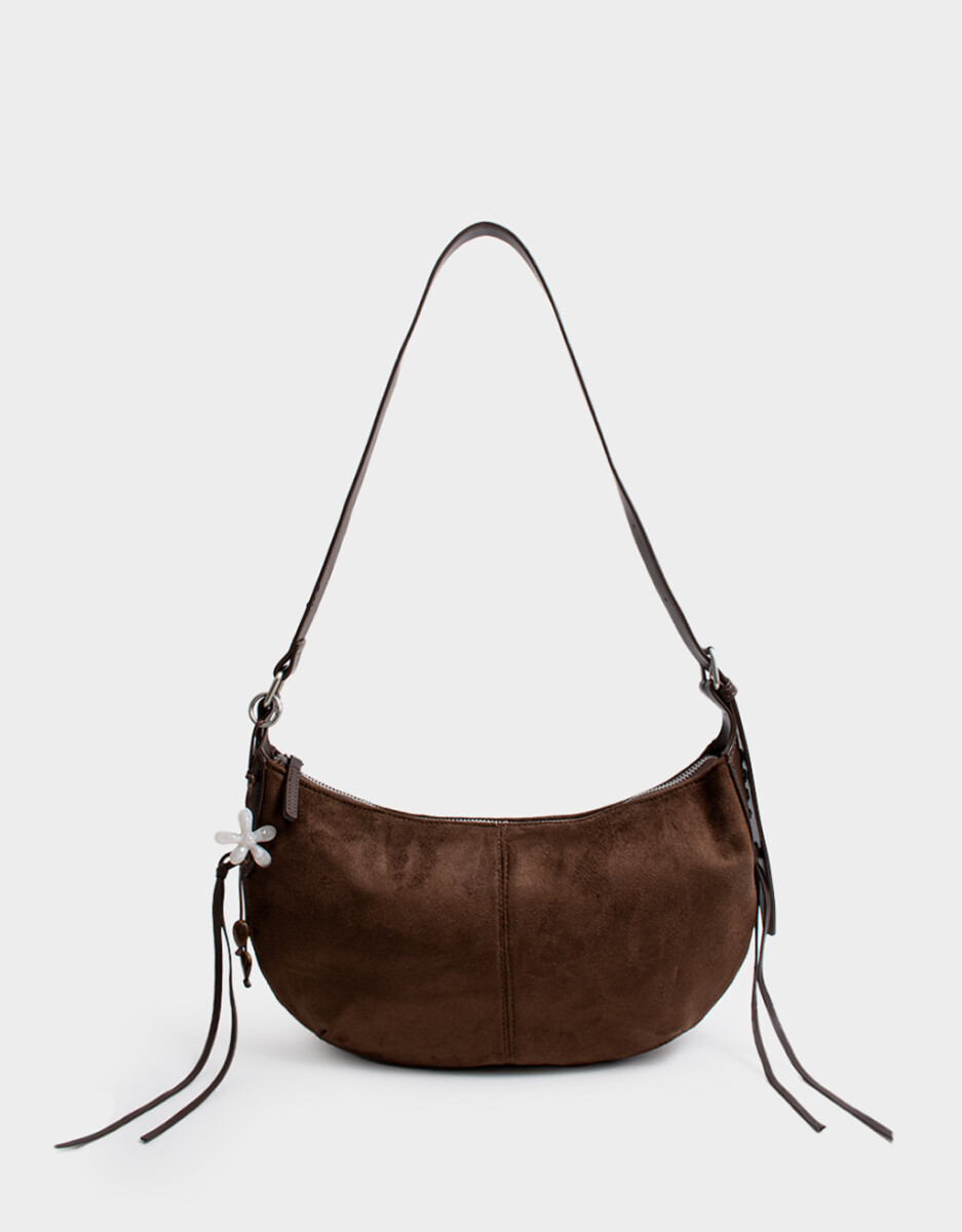 Bandolera Suede Chocolate 