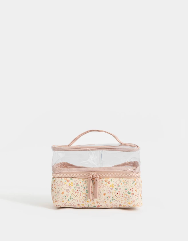 Porta Cosméticos Flores Necessaires - Estampado Flores