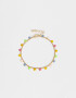 Pulseras Flexibles Pulsera Flexible De Corazones - Dorado