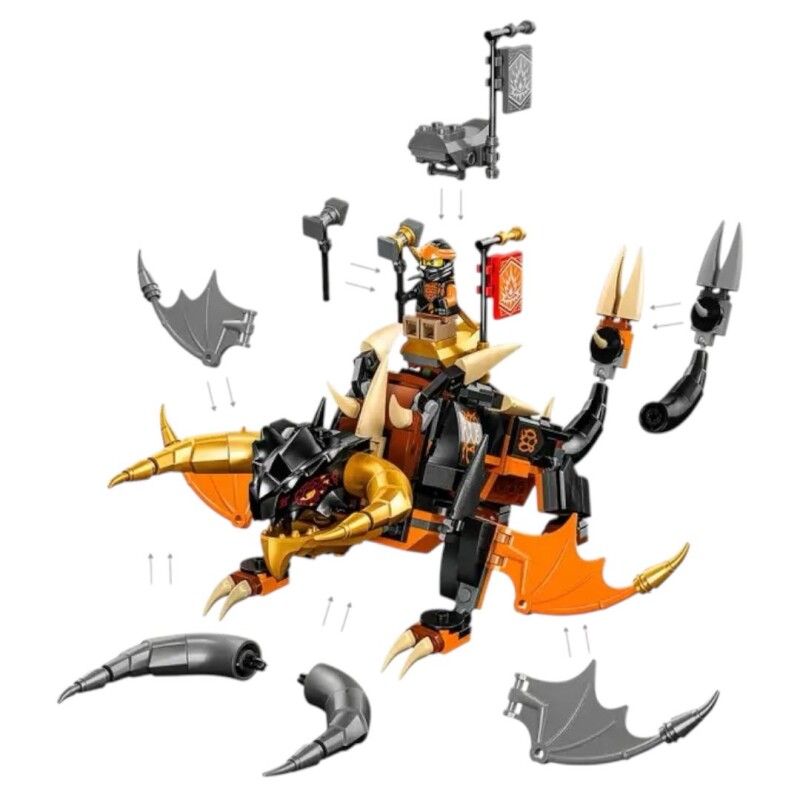 Lego Ninjago Dragón De Tierra Evo De Cole Lego Ninjago Dragón De Tierra Evo De Cole