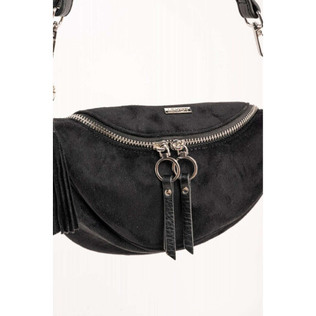 Cartera Gamuza Vegana Negro