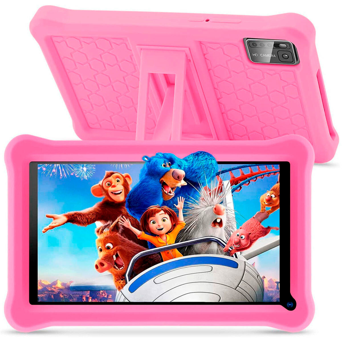 Tablet 7" Infantil Intouch Q732 3/32gb Con Apps Y Juegos - ROSADO 