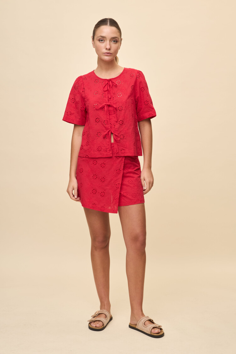 SHORT DOLORES Rojo