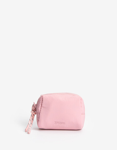 Monederos Nylon Monedero De Material Reciclado Con Cierre De Cremallera - Rosa Chicle