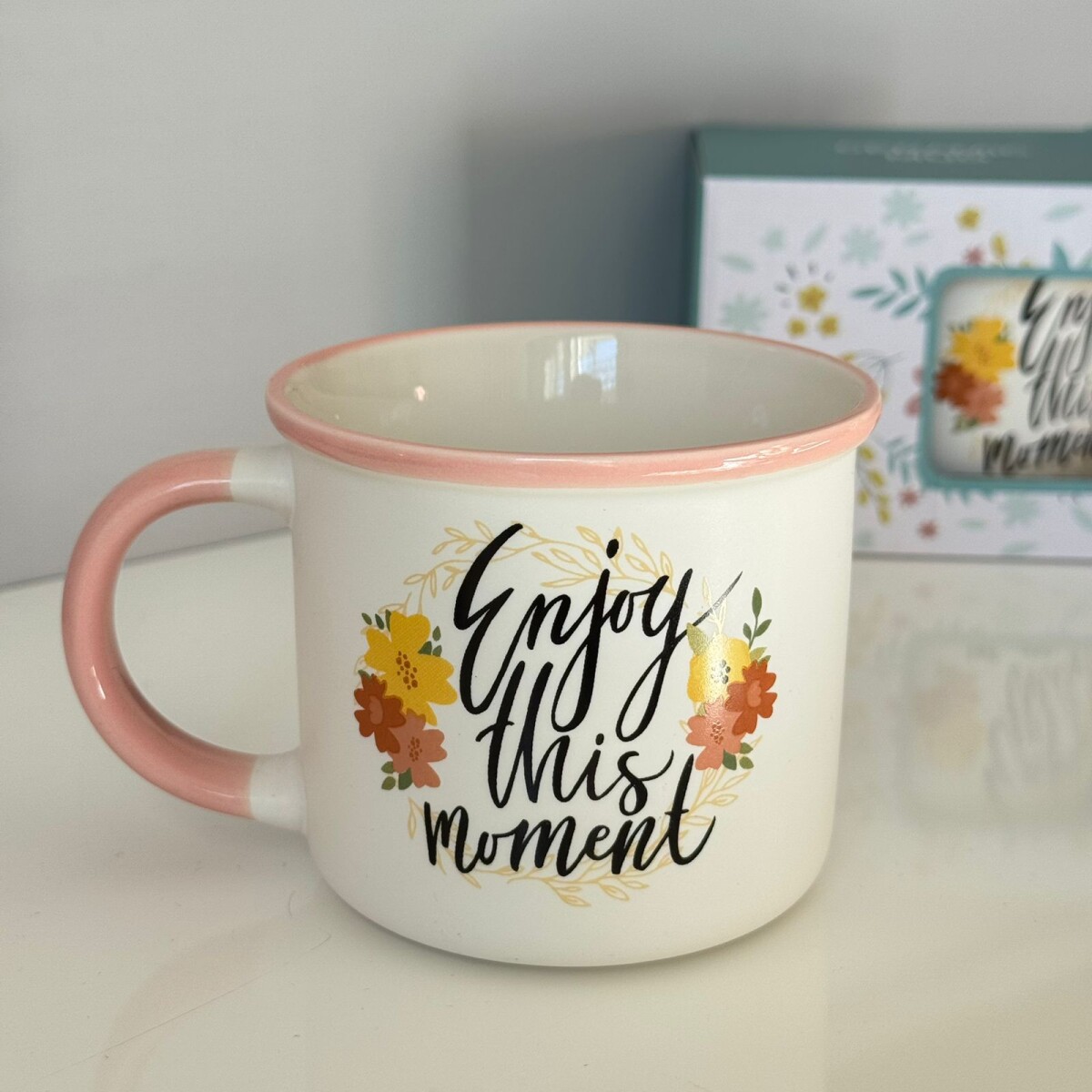 Taza Mug Cerámica 320ML - Rosa 