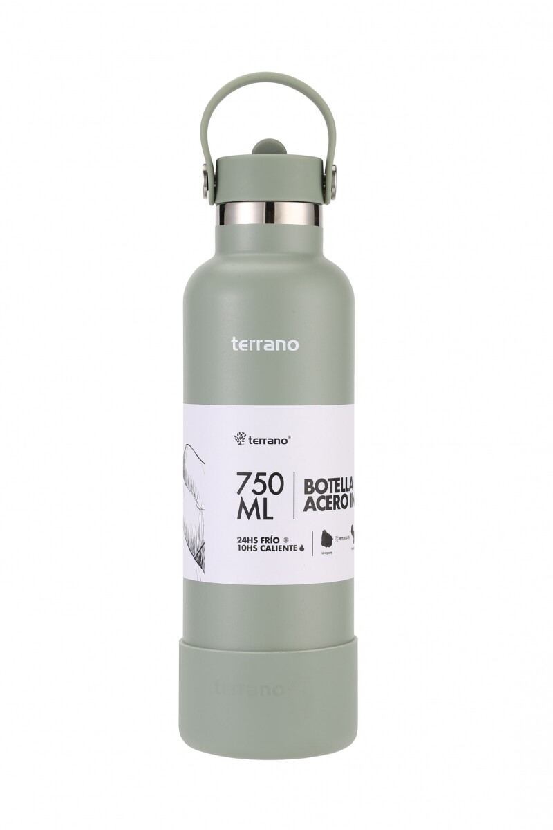 BOTELLA TERRANO 750ML PICO + BOTA VERDE OLIVA