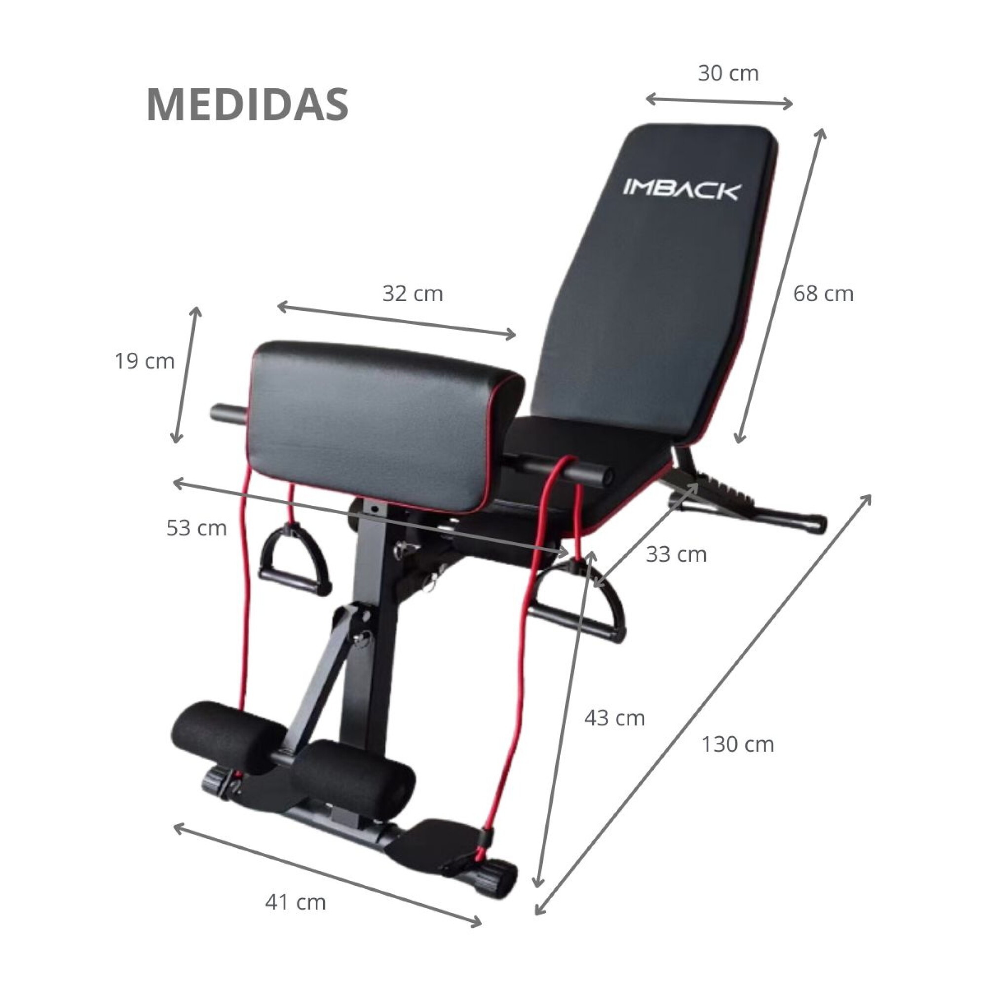 Medidas De Bancos Para Fitness Press Banca Banco Robusto 250 Kg