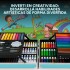 Set Valija Maletín Arte Escolar Didáctico 145 Piezas Pintar Variante Diseño Dinosaurio