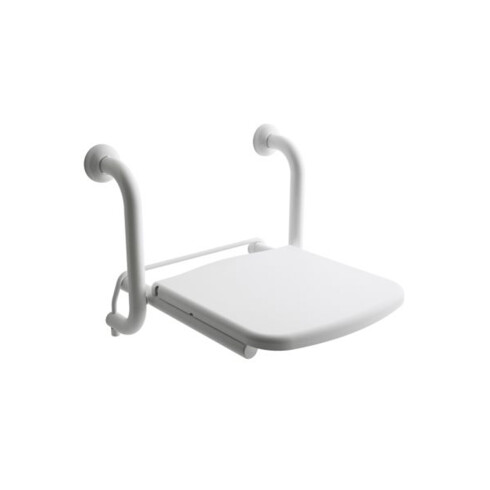 SILLA REBATIBLE PARA DUCHA DE BAÑO REFORZADA BLANCO MATE 000